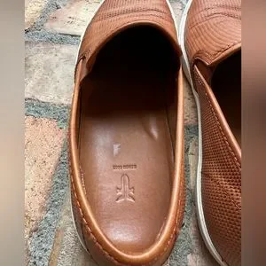 Frye | Shoes | Frye Brett Perf Leather Slipon Size 1 Cognac  display picture 1